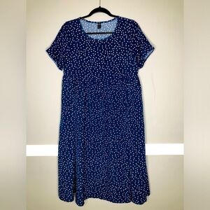 Oversized/Maternity Polka Dot Dress, Size M